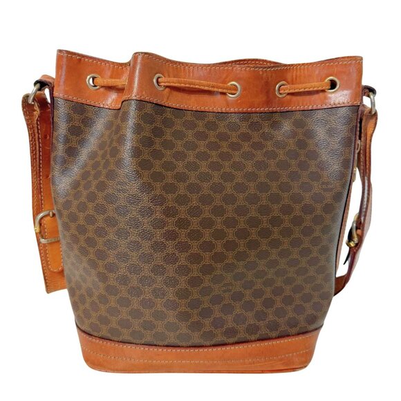 Celine Vintage Macadam Bucket Bag - Picture 2 of 16